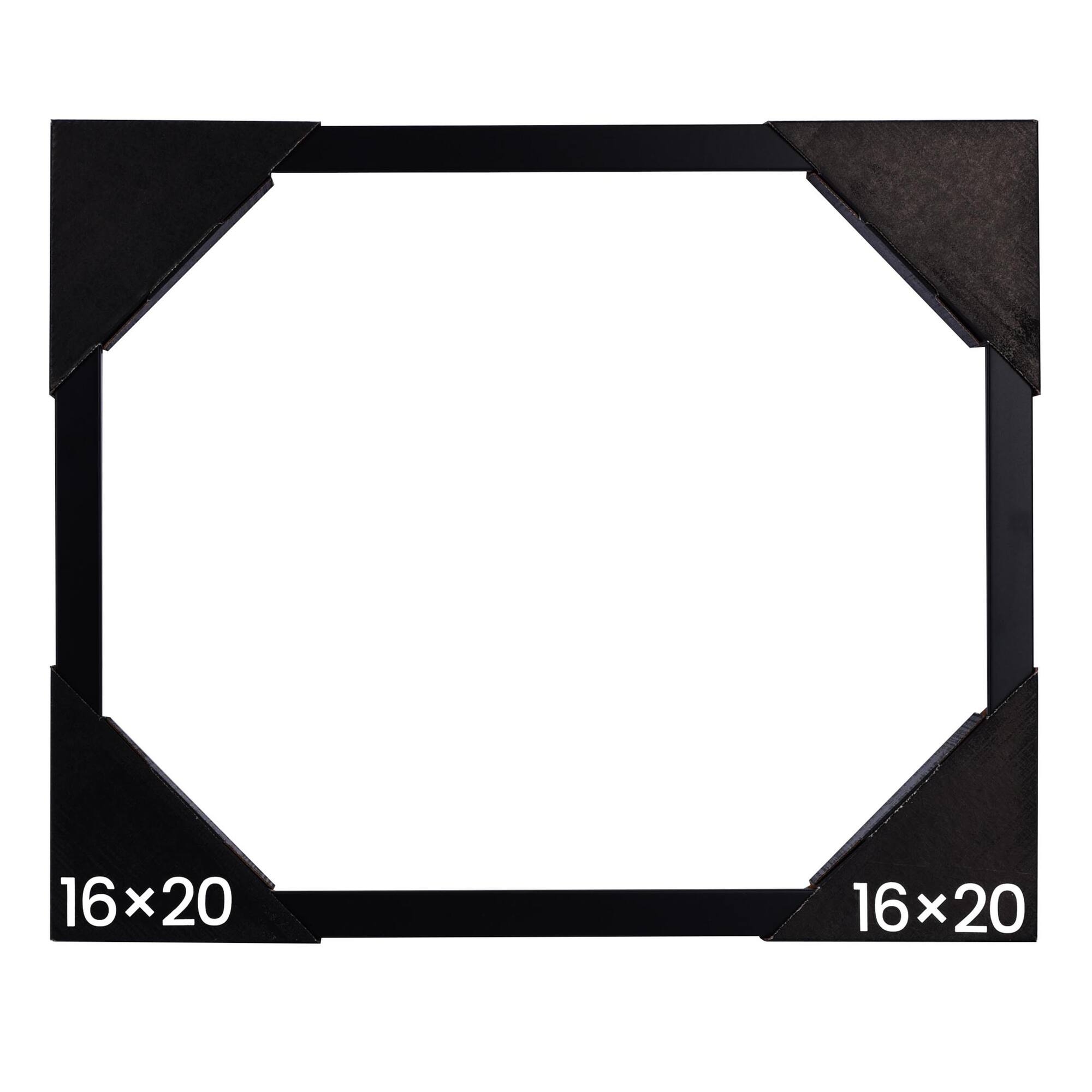 6 Pack: 16" x 20" Black Open Back Frame by Studio Décor®